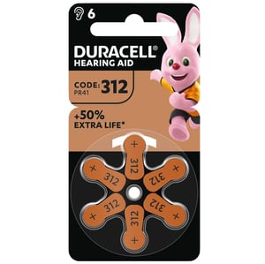 Батерии за слухов апарат 312 Hearing Aid Duracell 312 PR41