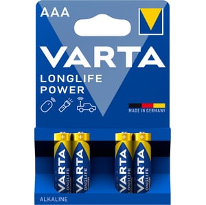 Алкални батерии ААА Varta Longlife Power AAA 1.5V