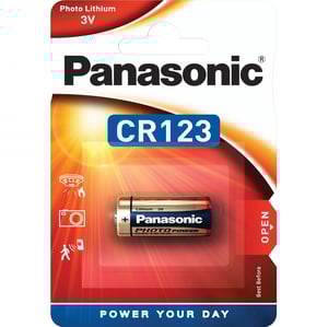 Литиева батерия CR123 Panasonic CR123A - 3V