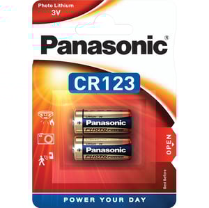 Литиеви батерии CR123 Panasonic CR123A - 3V