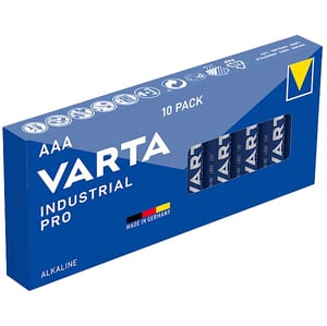 Алкални батерии ААА Varta Industrial Pro AAA - 10 броя