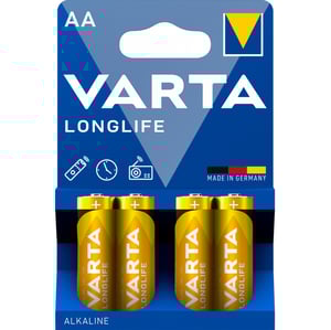 Алкални батерии АА Varta Longlife AA - 4 броя