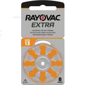 8 Батерии за слухов апарат 13 Extra Advance - Rayovac