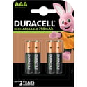 Акумулаторни батерии AAA Duracell Stay Charged AAA - 750 mAh - 1.2V