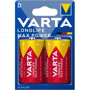 Алкални батерии D - LR20 Varta Max Power LR20
