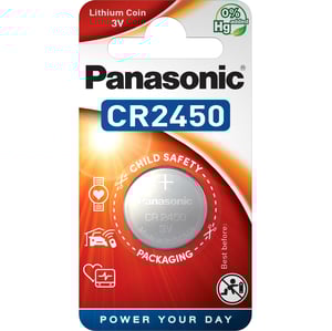 Литиева батерия CR2450 Panasonic CR2450 - 3V