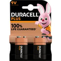 Алкални батерии 9V MN1604 Duracell Plus Power - 2 броя