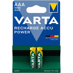 Акумулаторни батерии ААA Varta Power AAA - 1000 mAh - 1.2V