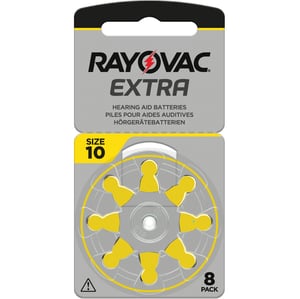 8 Батерии за слухов апарат 10 Extra Advance - Rayovac