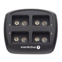 Зарядно за 4 акумулаторни батерии 9V EverActive