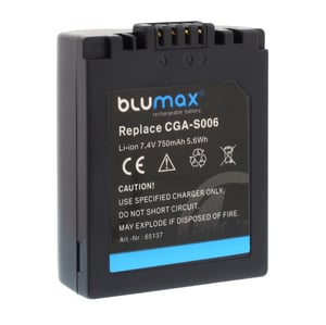 Blumax батерия за Panasonic CGR-S006 Li-Ion 750mAh