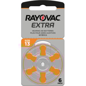 6 Батерии за слухов апарат 13 Extra Advance - Rayovac