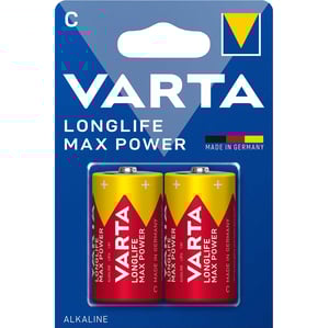 Алкални батерии LR14 C Longlife Max Power - Varta BL2