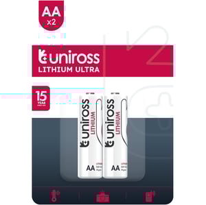 Литиеви батерии Uniross АА FR6 Ultra Lithium AA - 2 батерии