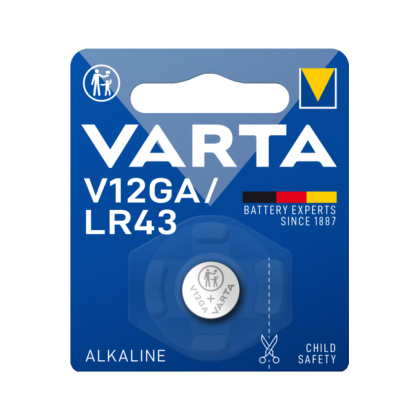 Алкална батерия LR43 Varta V12GA - AG12 - 1.5V